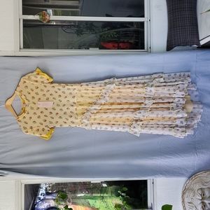 Floral maxi dress m/l